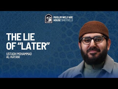 The Lie of "Later"